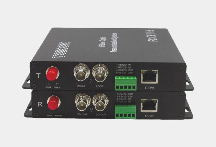 1-Ch 3G-SDI + Data + Ethernet to Fiber Converter