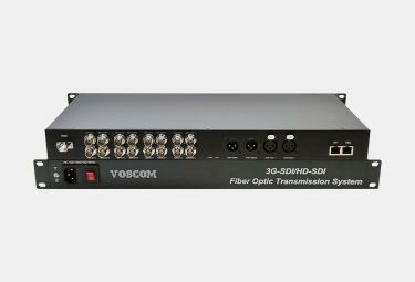 8 x 3G-SDI + Balanced Audio + Gigabit Ethernet