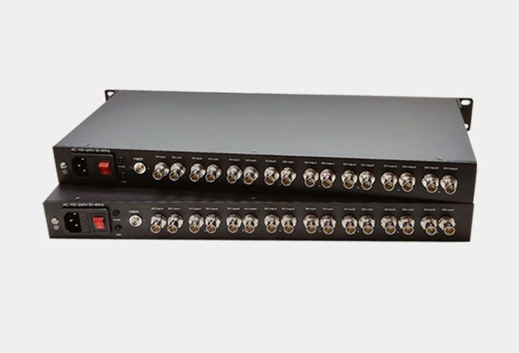 8-Channel 3G-SDI Fiber Converter