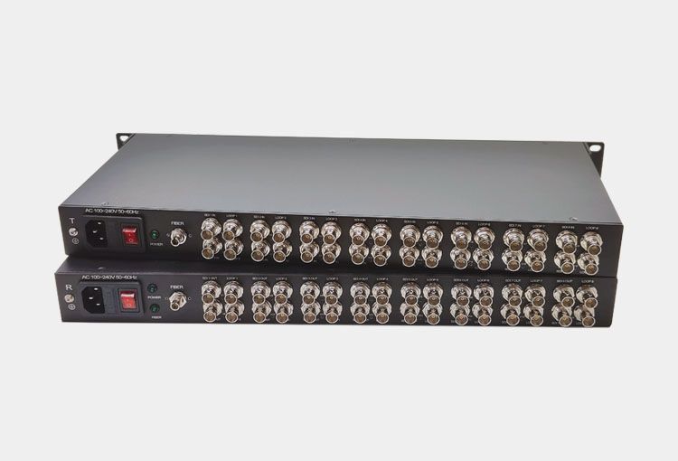 16-Channel 3G-SDI Fiber Converter