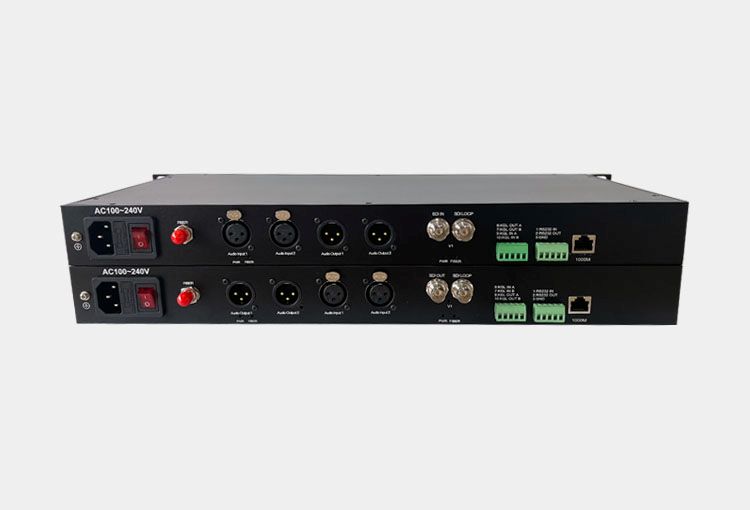 3G-SDI with Balanced Audio, Data, Tally, Ethernet