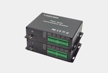 8-Ch Duplex Dry Contact over Fiber