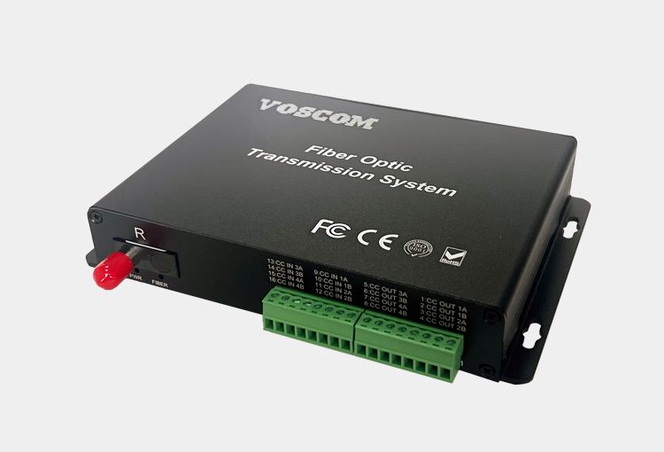 8-Ch Simplex Dry Contact over Fiber