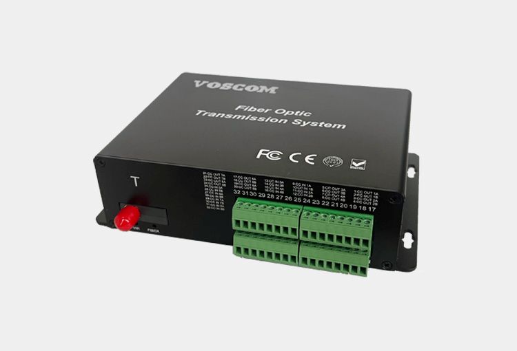 8-Ch Duplex Dry Contact over Fiber