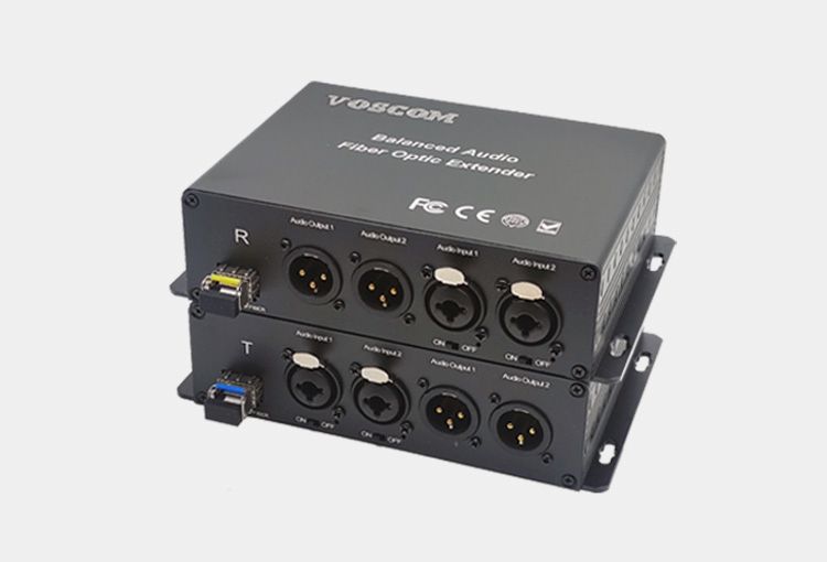 Balanced Audio over Fiber Mic Level