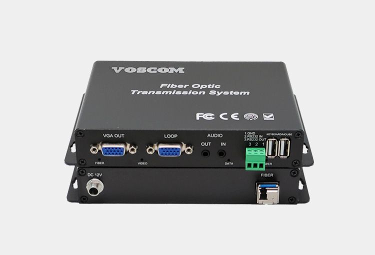 VGA KVM Fiber Extender 1080p