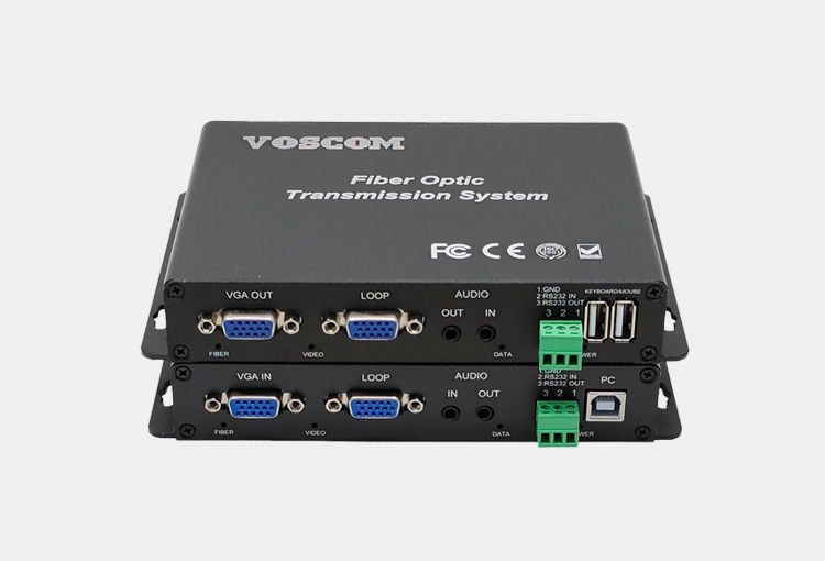 VGA KVM Fiber Extender 1080p