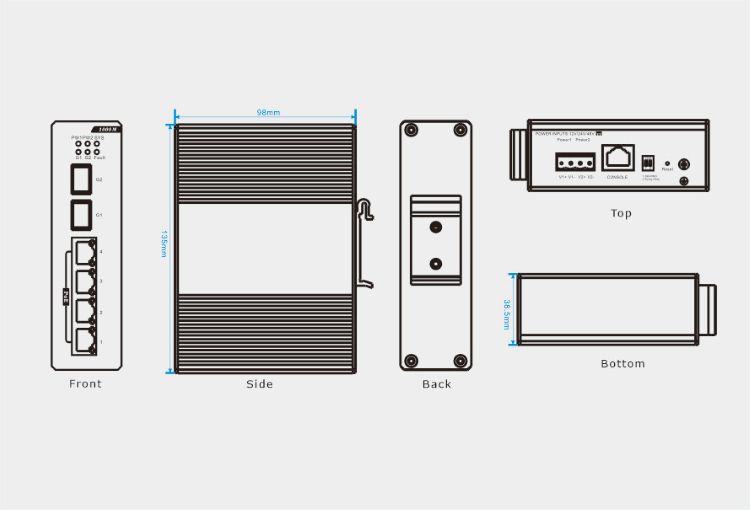 VOS-MIRP-4GE2GF-SFP (PoE)