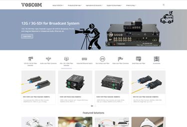 VOSCOM Updated Corporate Website with New Product Focus
